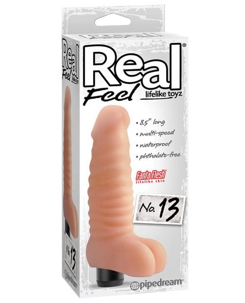 Pipedream Products Real Feel No. 13 - Long 8.5" Vibe Waterproof Multi-speed Mutli-speed Flesh Vibrators