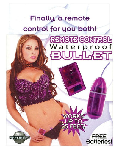 Pipedream Products Remote Control Bullet Waterproof Purple Vibrators