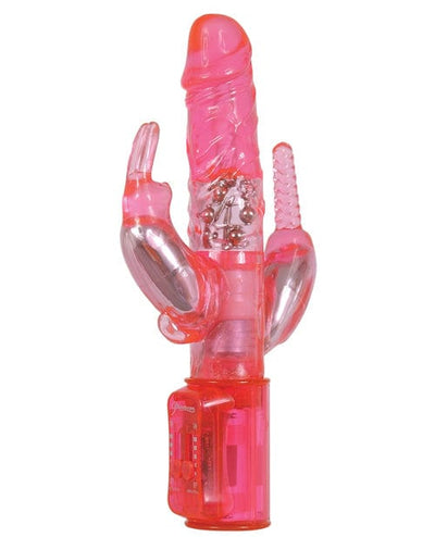 Pipedream Products Total Ecstasy Triple Stimulator Vibe - Pink Vibrators