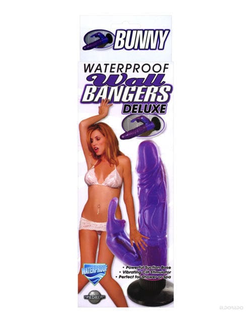 Pipedream Products Wall Bangers Deluxe Bunny Waterproof - Purple Vibrators