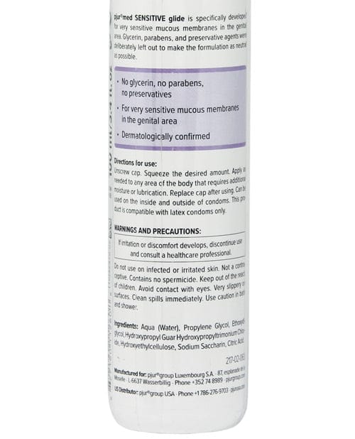 Pjur Pjur Med Sensitive Glide - 100ml Bottle Lubes