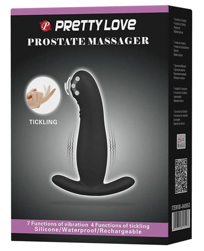 Pretty Love Pretty Love Eudora Vibrating Prostate Massager 7 Function - Black Anal Toys