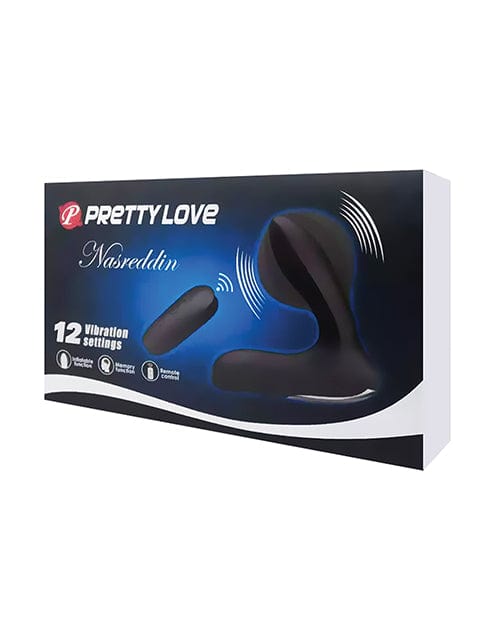 Pretty Love Pretty Love Nasreddin Inflatable Prostate Massager - Black Anal Toys