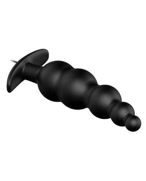 Pretty Love Pretty Love Vibrating Bead Shaped Butt Plug - Black Anal Toys