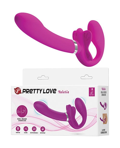 Pretty Love Pretty Love Valerie Strapless Strap On - Fuchsia Dildos