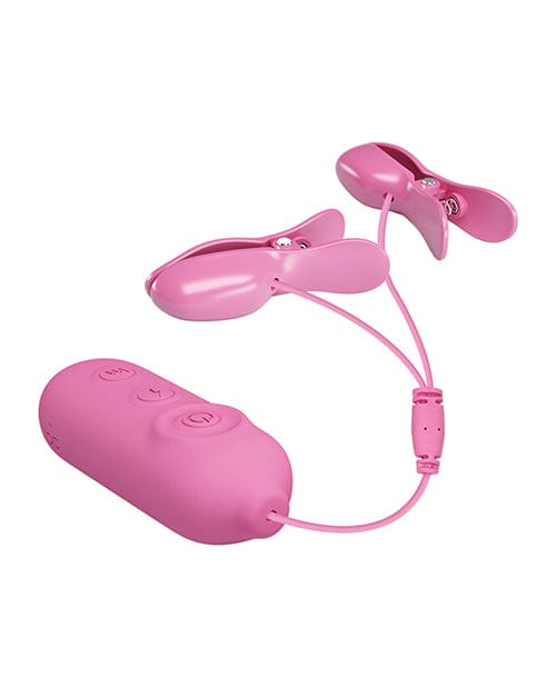 Pretty Love Pretty Love Romantic Wave II EStim &amp; Vibrating Nipple Clip - Pink Kink &amp; BDSM