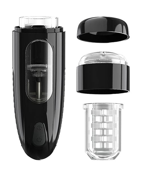 Pretty Love Pretty Love Marlon Thrusting &amp; Rotating Masturbator - Black Penis Toys