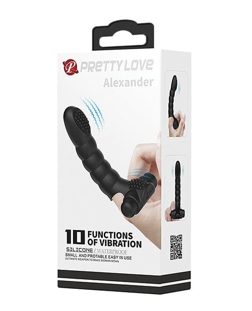 Pretty Love Pretty Love Alexander Finger Vibe - Black Vibrators