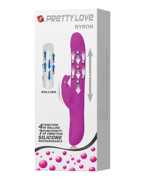 Pretty Love Pretty Love Byron Thrusting Rabbit - Fuchsia Vibrators