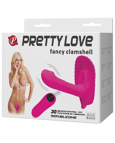 Pretty Love Pretty Love Fancy Remote Control Clamshell 30 Function - Fuchsia Vibrators