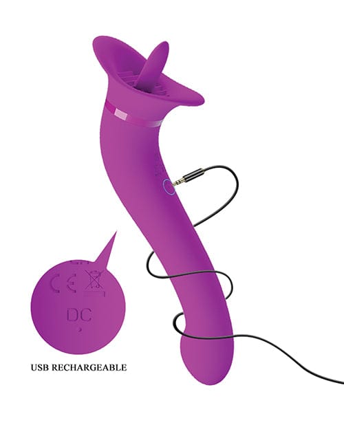 Pretty Love Pretty Love Faust Licking Trumpet - Fuchsia Vibrators