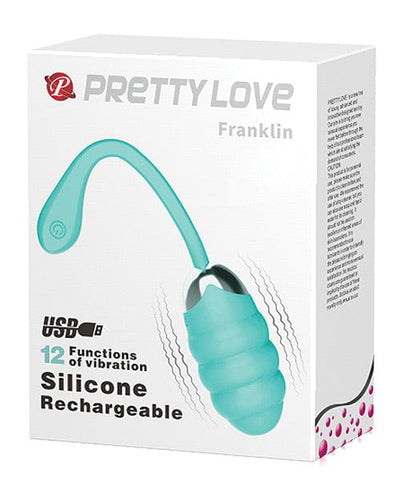 Pretty Love Pretty Love Franklin Remote Egg - Turquoise Vibrators