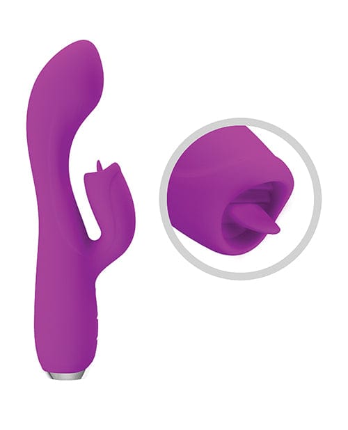 Pretty Love Pretty Love Gloria Licking Rabbit - Fuchsia Vibrators