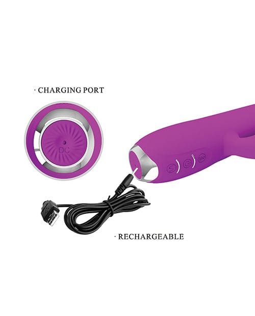 Pretty Love Pretty Love Gloria Licking Rabbit - Fuchsia Vibrators