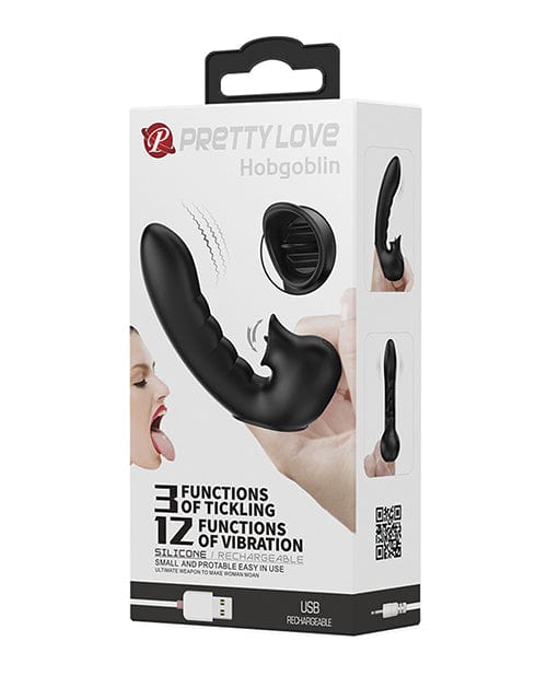 Pretty Love Pretty Love Hobgoblin Sucking Finger Vibe - Black Vibrators