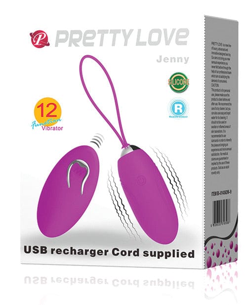 Pretty Love Pretty Love Jenny Remote Control Bullet - Fuchsia Vibrators