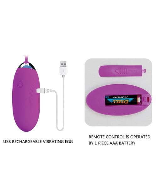Pretty Love Pretty Love Jenny Remote Control Bullet - Fuchsia Vibrators