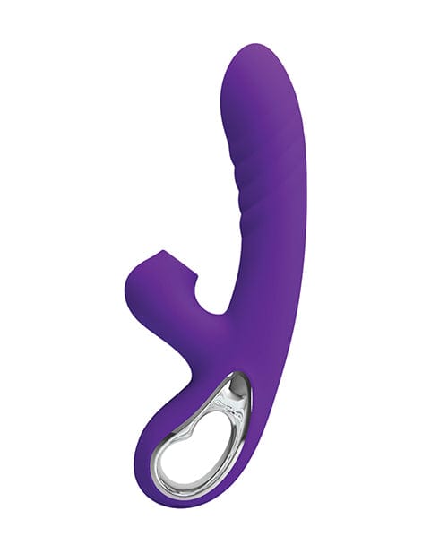 Pretty Love Pretty Love Jersey Sucking &amp; Vibrating Rabbit - Purple Vibrators
