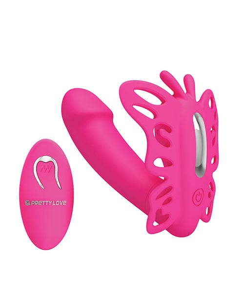 Pretty Love Pretty Love Katherine Wearable Butterfly Vibrator - Fuchsia Vibrators