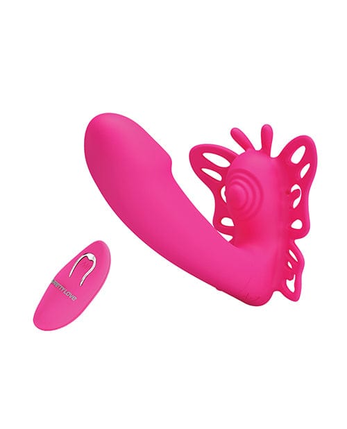 Pretty Love Pretty Love Katherine Wearable Butterfly Vibrator - Fuchsia Vibrators