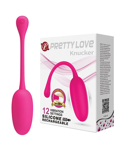 Pretty Love Pretty Love Knucker Remote Egg - Neon Pink Vibrators