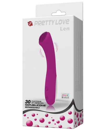 Pretty Love Pretty Love Len Rechargeable Wand 30 Function - Purple Vibrators