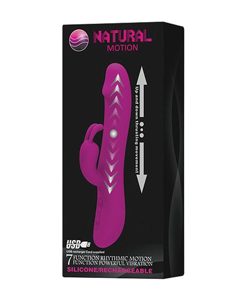 Pretty Love Pretty Love Natural Motion Thrusting Rabbit 7 Function - Fuchsia Vibrators