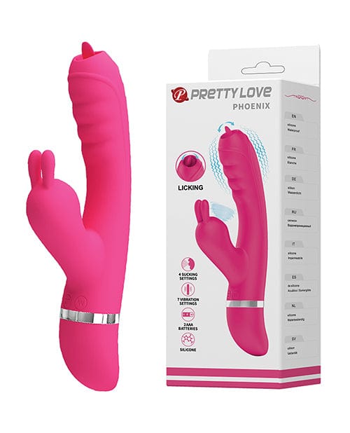 Pretty Love Pretty Love Phoenix Licking Rabbit - Pink Vibrators