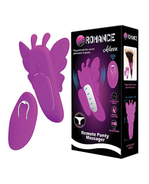 Pretty Love Pretty Love Romance Aileen Magnetic Butterfly Panty Vibe - Fuchsia Vibrators