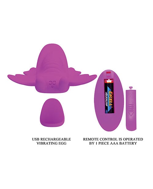 Pretty Love Pretty Love Romance Aileen Magnetic Butterfly Panty Vibe - Fuchsia Vibrators