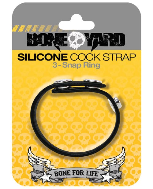 Rascal Video Boneyard Cock Strap Black Penis Toys