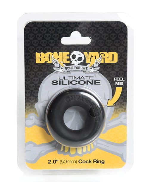 Rascal Video Boneyard Ultimate Silicone Ring - Black Penis Toys