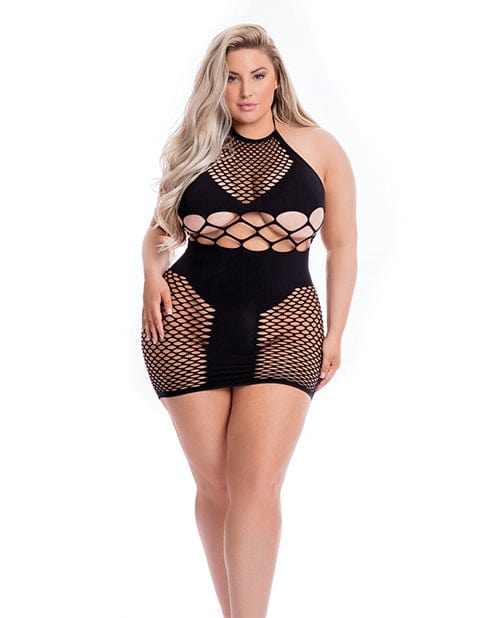 Rene Rofe Pink Lipstick Girl Gone Bad Dress Black Lingerie &amp; Costumes