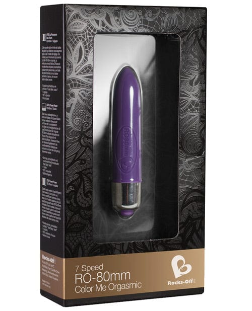 Rocks Off Color Me Orgasmic Colored Ro-80 mm Bullet - 7 Speed Color Changing