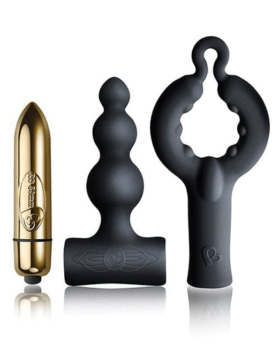 Rocks-off Rocks Off Dark Desires Be Mine Kit - Black-Champagne Gold Vibrators