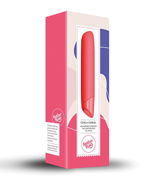 Rocks-off Sugarboo Cool Coral Rechargeable Vibrator - Coral Vibrators