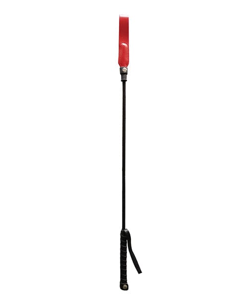 Rouge Group Ltd Rouge Long Riding Crop Slim Tip Red Kink &amp; BDSM