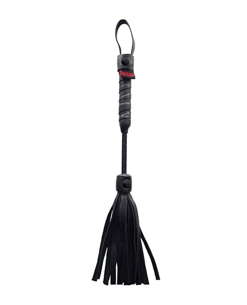 Rouge Group Ltd Rouge Mini Leather Flogger Black Kink &amp; BDSM