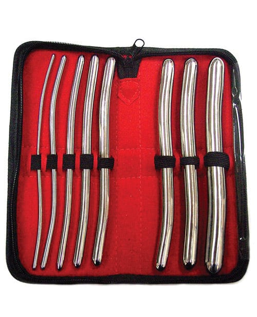 Rouge Rouge Stainless Steel Hegar 8 Piece Dilator Set Kink &amp; BDSM
