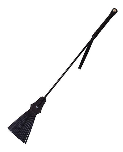 Rouge Rouge Tasseled Riding Crop - Black Kink & BDSM