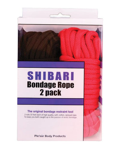 S & G Entertainment / Plesur Plesur Cotton Shibari Bondage Rope 2 Pack Kink & BDSM