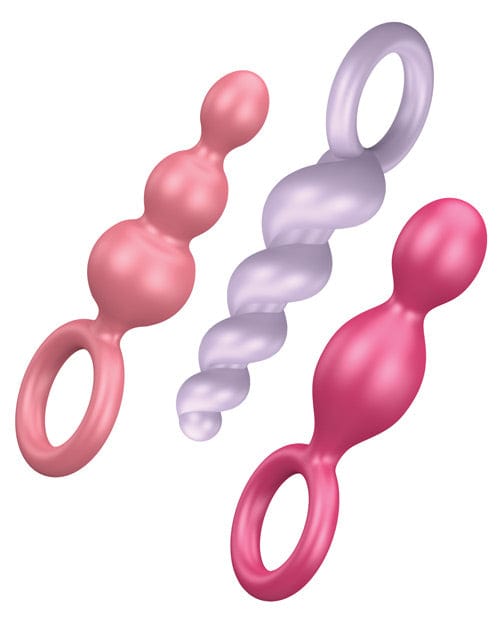 Satisfyer Satisfyer Plug Set Of 3 3 - Asst. Colors Anal Toys