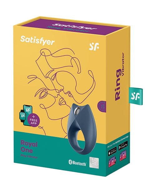 Satisfyer Satisfyer Royal Ring with App - Blue Penis Toys