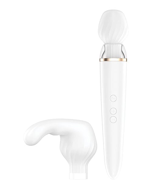 Satisfyer Satisfyer Double Wand-er - White Vibrators