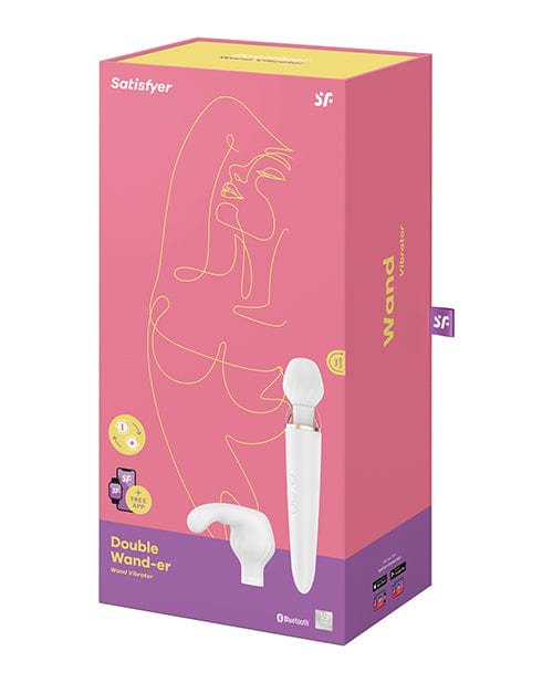 Satisfyer Satisfyer Double Wand-er - White Vibrators