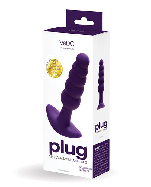 Savvy Co. Vedo Plug Rechargeable Anal Plug Purple Anal Toys