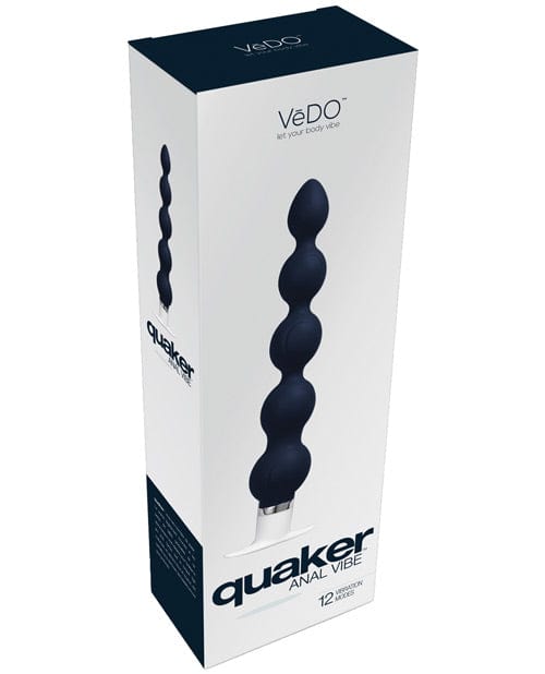 Savvy Co. VeDO Quaker Anal Vibe Black Anal Toys