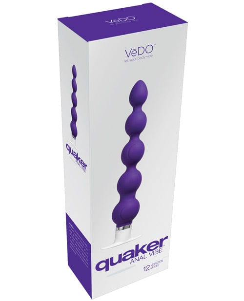 Savvy Co. VeDO Quaker Anal Vibe Indigo Anal Toys