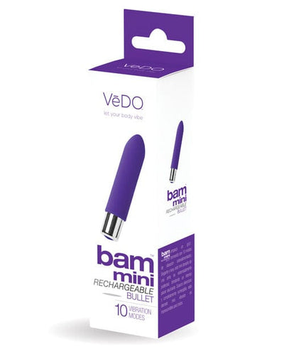Savvy Co. VeDO Bam Mini Rechargeable Bullet Vibe Into You Indigo Vibrators