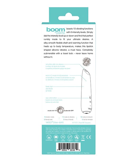 Savvy Co. Vedo Boom Rechargeable Ultra Powerful Vibe Vibrators